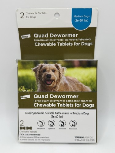 Elanco chewable quad dewormer - elanco,